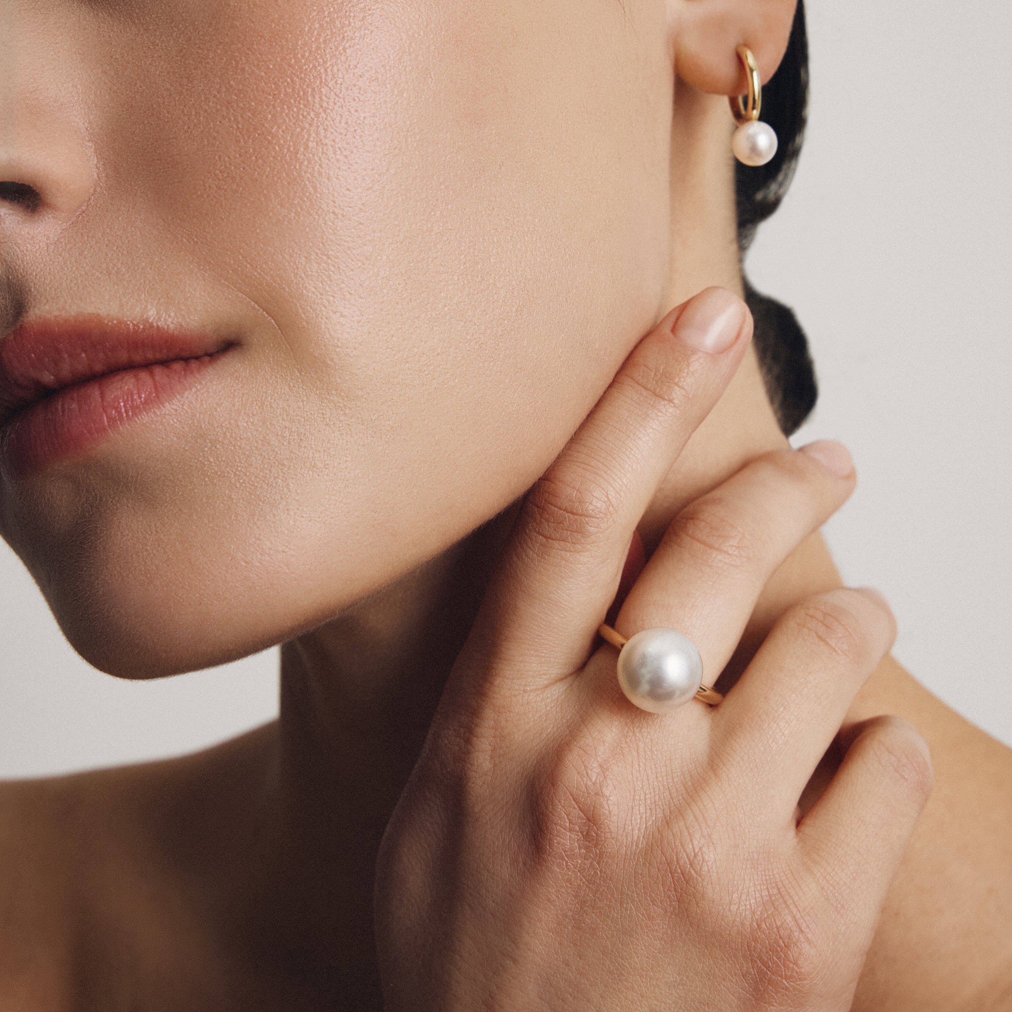 LA PEARL RING / YELLOW