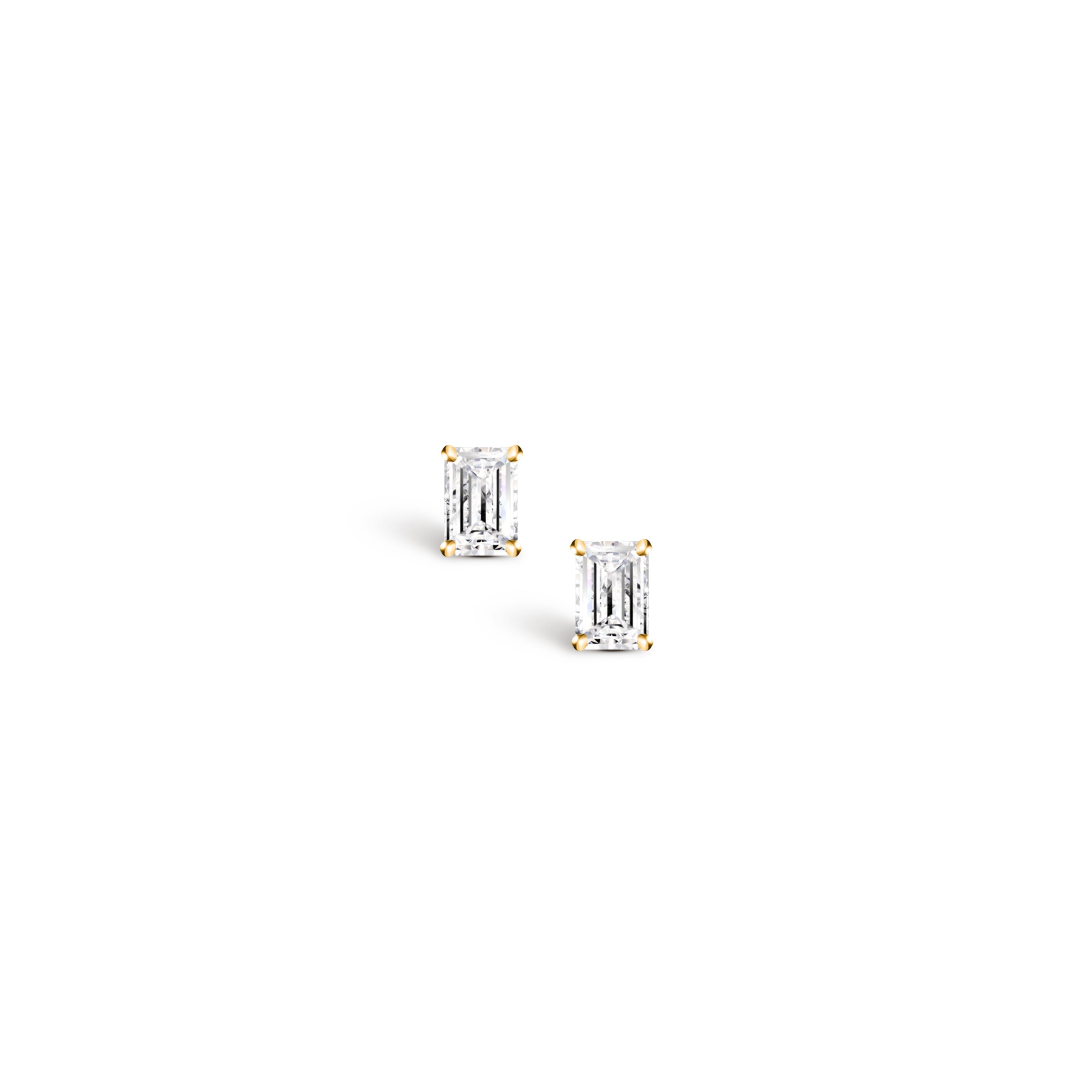 EMERALD CANDY EARRINGS / YELLOW